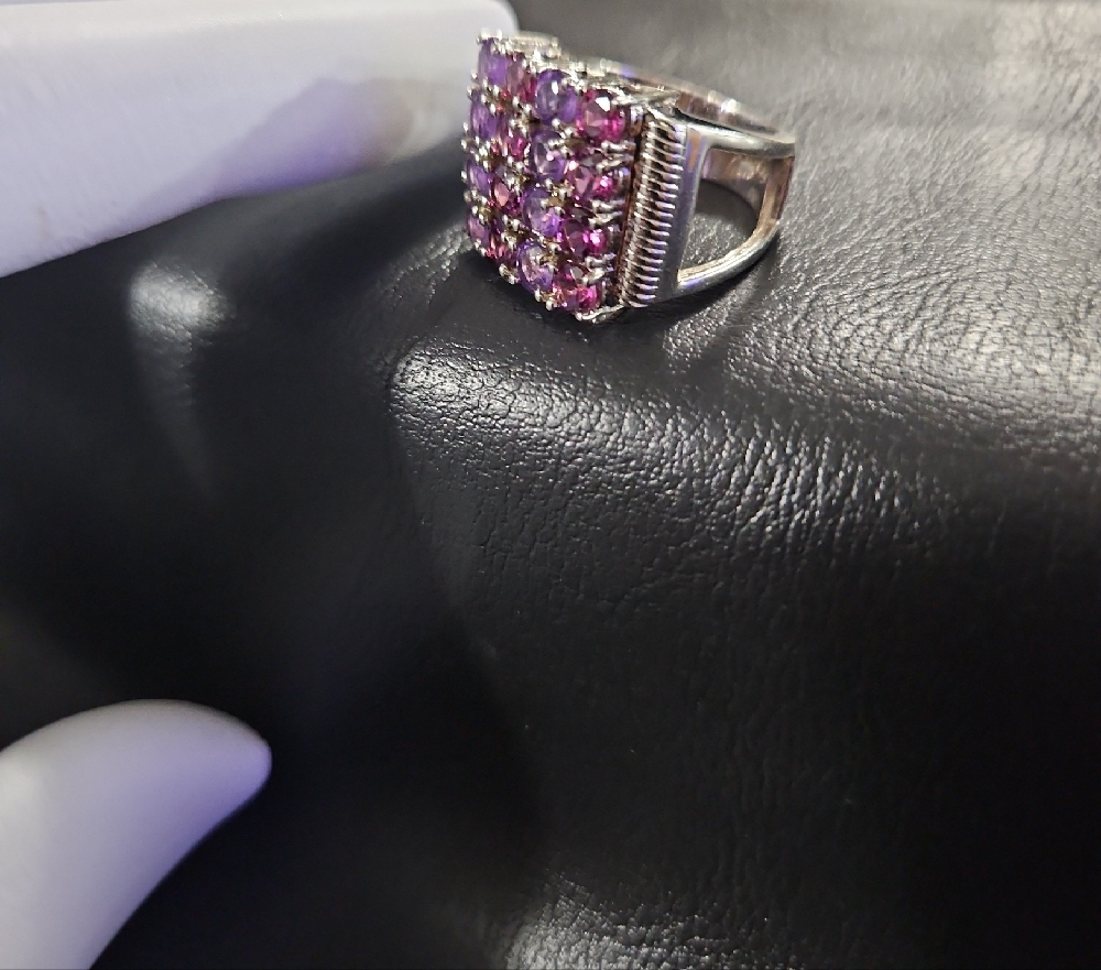 Solid 925 And Spinel Stone Ring - image 5